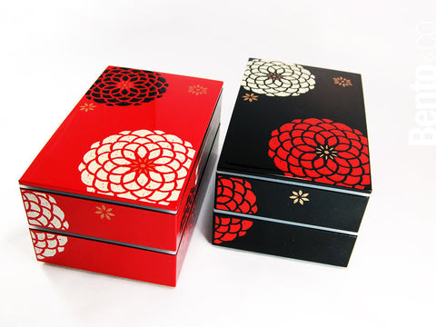 Boîtes à bento taille L à motifs japonais