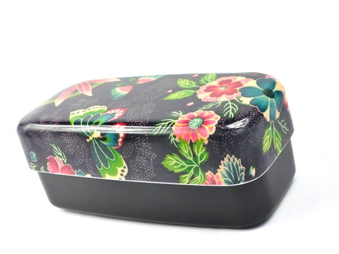 boîte à bento, nishijin bento boîte, violet