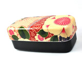 boîte à bento, nishijin bento boîte, rose