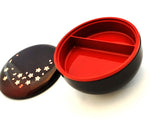 bento rond, sakura, japon, boîte à repas