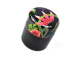 boite à thé motif fleurs